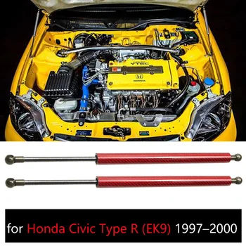 Pentru Honda Civic Type R (EK9) 1997-2000 Capota Fata Capota Amortizor Modifica fibra de carbon Gaz Bare de Șoc Lift Susține