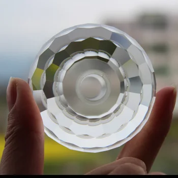60 mm Geam de Cristal Gaura Fațete Mingea Scara Acasă Balustrada Pumn Minge Feng Shui Nunta Moderna Casa Noua Accesoriu Decor