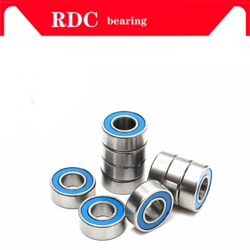 10BUC ABEC-5 MR104-2RS MR104 2RS MR104 RS MR104RS 4x10x4 mm Albastru de cauciuc sigilat miniatură de Înaltă calitate, deep groove ball bearing