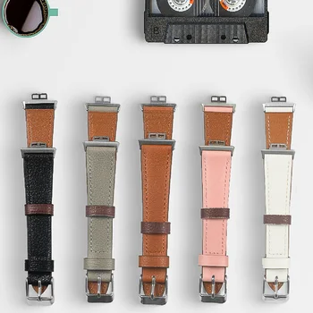 Bandă de piele Pentru Huawei Watch a se POTRIVI Curea smartwatch Accesorii din Piele bratara bratara Huawei Watch fit 2020 Curea