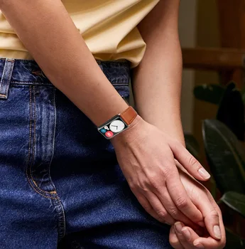 Bandă de piele Pentru Huawei Watch a se POTRIVI Curea smartwatch Accesorii din Piele bratara bratara Huawei Watch fit 2020 Curea