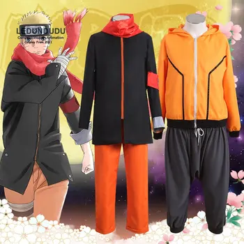 Anime ULTIMA NARUTO FILMUL Naruto Uzumaki Costume Cosplay Boruto Fantezie Petrecere de Halloween Ninja Uniforma 8 9 Haine
