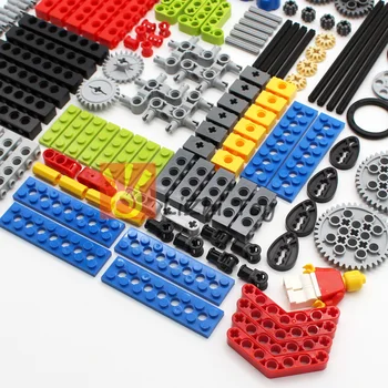 182PCS Blocuri Technic Părți Liftarm Fascicul de Cruce Ax Conector Panou MOC Accesoriu Jucării Mecanice Auto Vrac Compatibile Legoeds