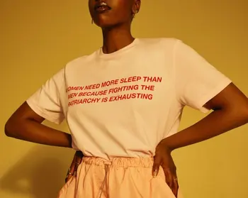 Sugarbaby Femeile au Nevoie de Mai mult Somn Decât Bărbații Pentru că Lupta Patriarhia Obositor Tricou Amuzant, Sarcastic Tumblr tricou