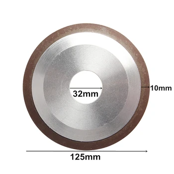 Roata de diamant de Slefuire Disc de Cereale Finețe de Tăiere prin Galvanizare Văzut Blade125*10*32*8mm Instrument Rotativ 1 buc