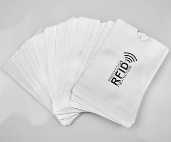 1000pcs RFID Blocking Mâneci Anti-Furt de Carduri RFID Protector RFID Blocking Maneca Identitate Anti-Scanare Carte de Maneca