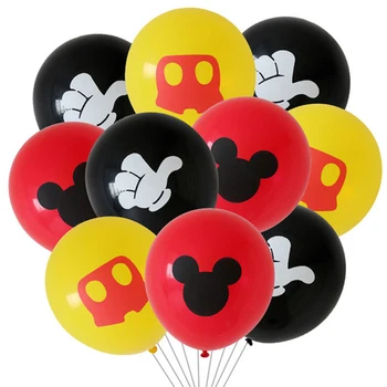 100buc Mickey Minnie Mouse, Baloane Latex Petrecere Decoratiuni Copii, Aer Globos Jucarie Copii Baby shower Balon cu Heliu
