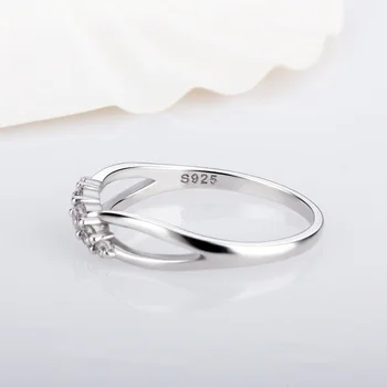 LGSY Argint 925 Inele Pentru Femei Nou la Modă Crystal Design de Luare de Bijuterii Bijuterii Fine Cadou Moda Bijuterii Inele DR1050