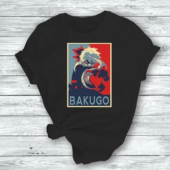 Eroul Meu Mediul Academic Bakugo Poster Tricouri Tricou De Moda Se Răcească, Teuri Ulzzang Hip Hop Cadou Pentru Prietenii Confortabil Hiphop Tricou