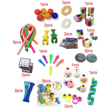 10/50Pcs Pachet Senzoriale Frământa Jucărie Set de Relief de Stres Jucării Autism Anxietate de Stres de Relief Pop Bule Frământa Jucării Pentru Copii, Adulți DH