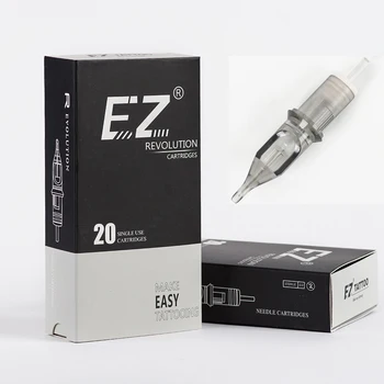 100 buc EZ Revoluție Tatuaj Cartuș Ac Kit pentru Cartus Sistem de Masini RL RS M1 CM Dimensiuni Asortate
