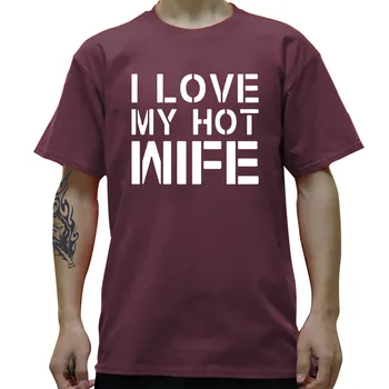 Adult-Mi Iubesc Soția Cald, Amuzant, Umor Relația Soț Darul T-Shirt Tee Tricou Amuzant