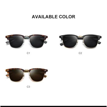 HEPIDEM Acetat Polarizat ochelari de Soare pentru Femei 2020 Noua Moda de Lux de Brand Design Retro Vintage Rotund Ochelari de Soare pentru Barbati 9131