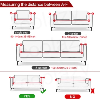 Fierbinte de Piele-friendly elastic alunecare taie elastic acoperă canapea pentru camera de zi canapea în formă de L, fotoliu acoperi, simplu/dublu/trei mare