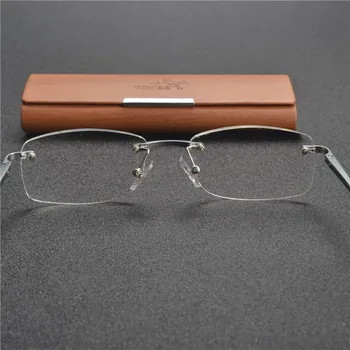 MINCL/2017High-Calitate din Aluminiu fără ramă de Ochelari de Citit, Ochelari Lentile de Rășină Prezbiopie Ochelari Gafas de lectura XL