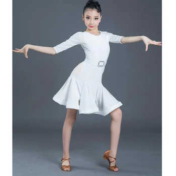 Fete Profesionale latino rochie dans Copii, Dans de Dans Salsa poarte haine Copii Concursuri latină Etapă poarte costume