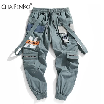 CHAIFENKO 2020 Nou Fierbinte Alergător de Agrement Pantaloni Sport Barbati Hip Hop Streetwear Fascicul de Picior Pantaloni de Marfă de Imprimare de Moda Pantaloni Barbati