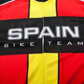 2020 ciclism jersey Barbati Mountain Bike jersey MTB Biciclete Tricouri maneca lunga Drum Topuri toamna primavara Columbia, Brazilia, spania galben