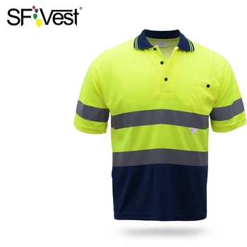 Iute Uscat de Siguranță Îmbrăcăminte de Noapte Munca tricou Reflectorizant Topuri haine de Lucru Dry Fit Tricou Vesta Respirabil Securitatea muncii Haine
