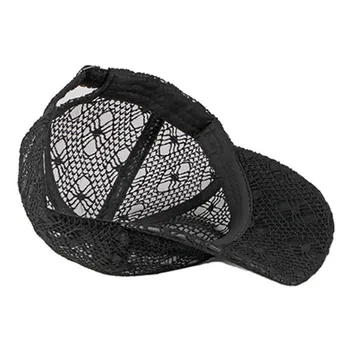 XdanqinX Reglabil Dimensiune Femei Goale Respirabil Sepci de Baseball Capac Plasă de Vară 2020 Nou Ventilație Dantelă Feminin Pălărie Marci Capac