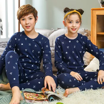 Iarna Adolescenti Seturi de Pijamale cu maneca Lunga Pijamale Copii Haine de Adolescente Panda Pijamale Fete Pijamale Baieti Mari, Haine de Noapte ti se Potriveste