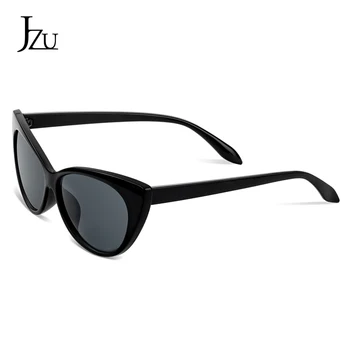 JZU 2020 ochi de pisica sexy ochelari de soare femei Cateye Brand Designer de Epocă negru lentila clara ochelari de Leopard de Lux ochelari de soare Oculos