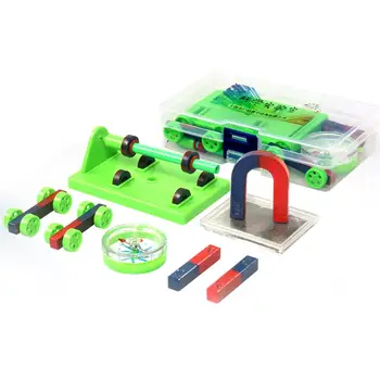 Multifunctional Practice Educaționale Interactive DIY Bar Inel Potcoava Busola Magneți Set Experiment științific Instrument de Jucărie pentru Copii