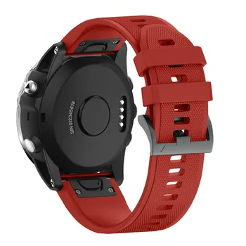 Quick easy fit curea silicon Watchband pentru Garmin Fenix 5 Safir Quatix 5 Precursor 935 Abordare S60 Premium ceasuri inteligente