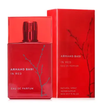 Apă de parfum Armand Basi in red, 50 ml femei eau de toilette parfum de elita Lemn florale baie de aer corpului îngrijirea părului cadouri soția presetn fata de lux aroma ademenitoare