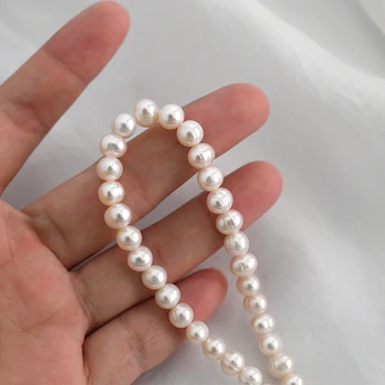 ASHIQI Naturale de apă dulce pearl Coliere colier argint 925 bijuterii pentru femei, cadou de moda noua