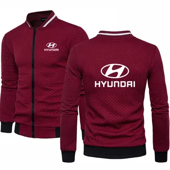 Primavara Toamna Barbati Jacheta Hyundai Auto Logo-ul de Imprimare Harajuku Haine de Bumbac de Înaltă Calitate pentru Bărbați Jachete jacheta de baseball