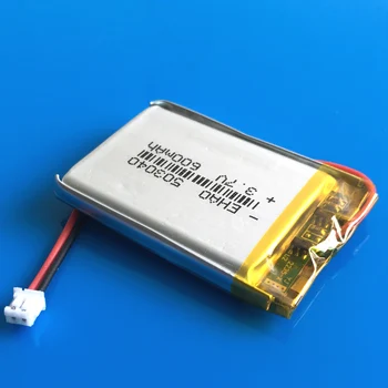 3.7 V 600mAh baterie reîncărcabilă JST ZH 1,5 mm lipo litiu polimer baterie pentru MP3 GPS DVD bluetooth recorder camera foto de 5*30*40 mm