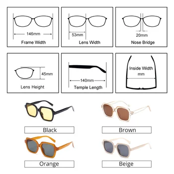 Ralferty ochelari de Soare Pentru Femei de Epocă Pătrat Ochelari de Soare Pentru Femei Barbati Anti UV de Protecție Nuante gafas de sol W3889