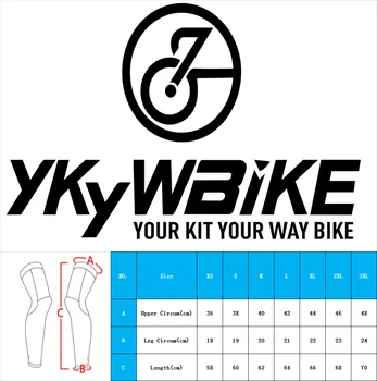 YKYWBIKE Ciclism Încălzit de Picior Unisex Vițel de Compresie Mâneci în aer liber, Sporturi de Funcționare Baschet Fotbal Picior Mâneci UV Ch