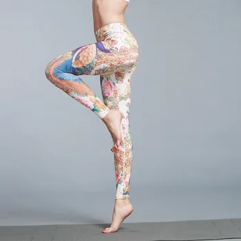Femei Tipărite Yoga Pantaloni Legging Uscat Se Potrivesc Pantaloni Sport Fitness Gym Pantaloni De Antrenament Rulează Strâns Sport Jambiere Femei Pantaloni