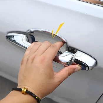 Crom Styling Mânerului Exterior al Portierei Capac Decorativ Pentru BMW X1 2016-17 din Oțel Inoxidabil Clanță Trim Autocolant Accesorii Auto
