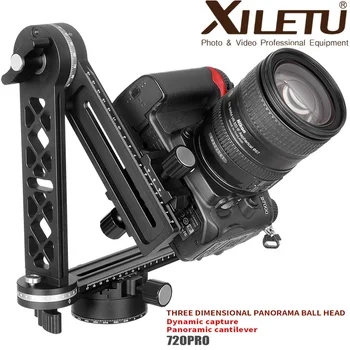 XILETU 720PRO-2 panoramică de 360 de grade cap trepied gamă Completă universal joint camera bracket