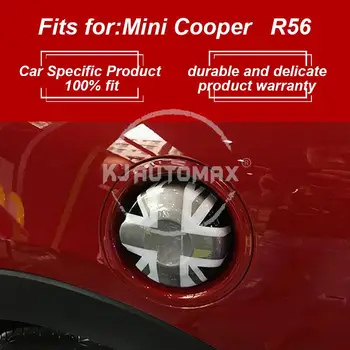 KJAUTOMAX Pentru Mini Cooper F55 F56 Fule a Capacului Rezervorului ABS Red Union Jack Gri Jack Checker