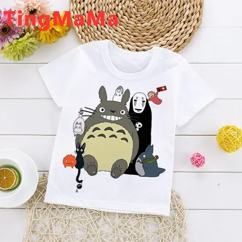 Totoro Spirited Away Studio Ghibli îmbrăcăminte pentru băieți t-shirt estetice costum drăguț de vară vetement enfant garcon tricou