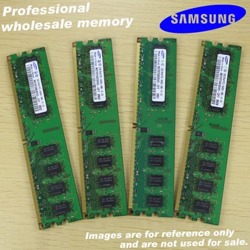 Samsung Desktop memorie 4GB (2pcsX2GB) 4G 800MHz PC2-6400U PC RAM DDR2 800 6400 2G 240-pin