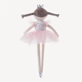 34cm Drăguț Roz de Balerina Fata Jucărie de Pluș Rochie de Printesa Fusta Papusa Calitate Papusa de Plus Copii Decorațiuni interioare Lavabile Cadou de Ziua de nastere