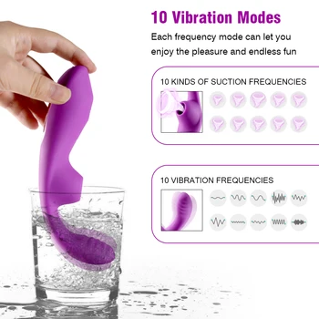 Biberon Vagin Supt Vibrator Vibrator Fraier Sex Oral de Aspirație Adulti Pizde Stimulator Erotic Jucarii Sexuale pentru Femei 10 Viteze