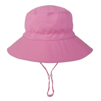 Culoare solidă Bumbac Copil Pălărie de Primavara-Vara pentru Copii Baieti Fete Pălării de Soare Pălării Copii pentru Toamna Pescar Pălărie de Plajă Capac Copil Capac