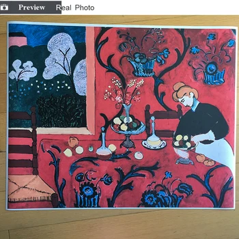 Henri Matisse Roșu Stil Clasic Încă în Viață Imprimare Panza de Pictura Arta Poster de Perete Poza pentru Living Home Decor Decor de Perete