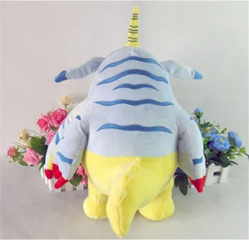 Anime Gabumon Jucării de Pluș Digimon Adventure Ishida Yamato Pet Figura 45cm Tunomon Evoluția Cosplay Papusa Umplutura Perna pentru Cadou