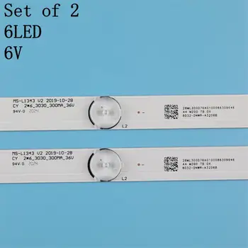 Noi 4BUC 6LED de fundal cu LED strip pentru 32inch JL.D32061330-081AS-M FZD-03 E348124 MS-L1343 L2202 L1074 V2 2-6-3030-300MA-36V