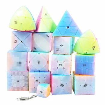 9 tipuri QIYI Viteză Axa Fisher Mastermorphix Moară de vânt SQ1 X Cuburi de Jucărie Puzzle pentru Copii Copii Cadou Jucărie de Tineret Adult Cub Magic Cadou