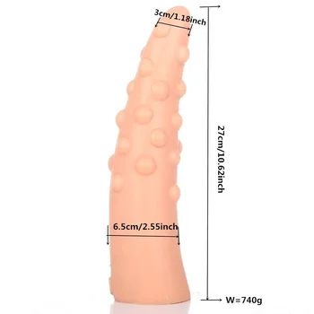 Super Lung Anal Plug Anus Dilatator Butt Plug Granule de Simulare Penis artificial sex Feminin G-spot Masturbari Adult Jucarii Sexuale