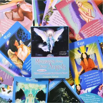 44pcs Cărți Oracol Mesaje De la Îngerii Tăi: Ce Îngerii Tăi Vreau să Știu