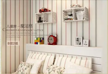 Dormitor living perete raft de perete agățat de perete creative simplu grilaj decor router rack de stocare gratuit pumn LM01181500